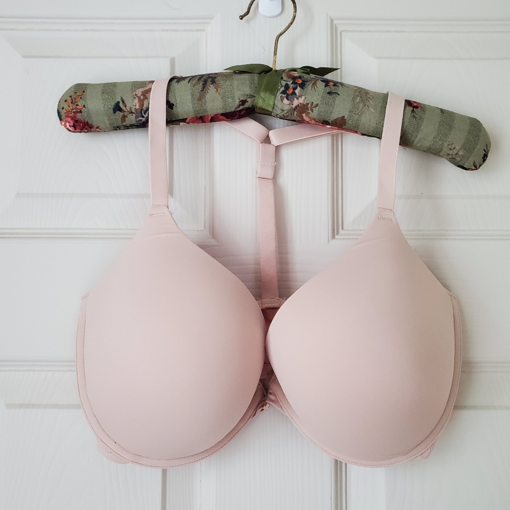 Beige Racerback Pink VS Wear Everywhere Push Up